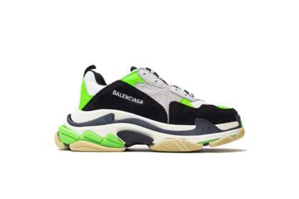 Kickwho Mr. Porter x Balenciaga Wmns Triple S Trainer 'Neon Green' 2018