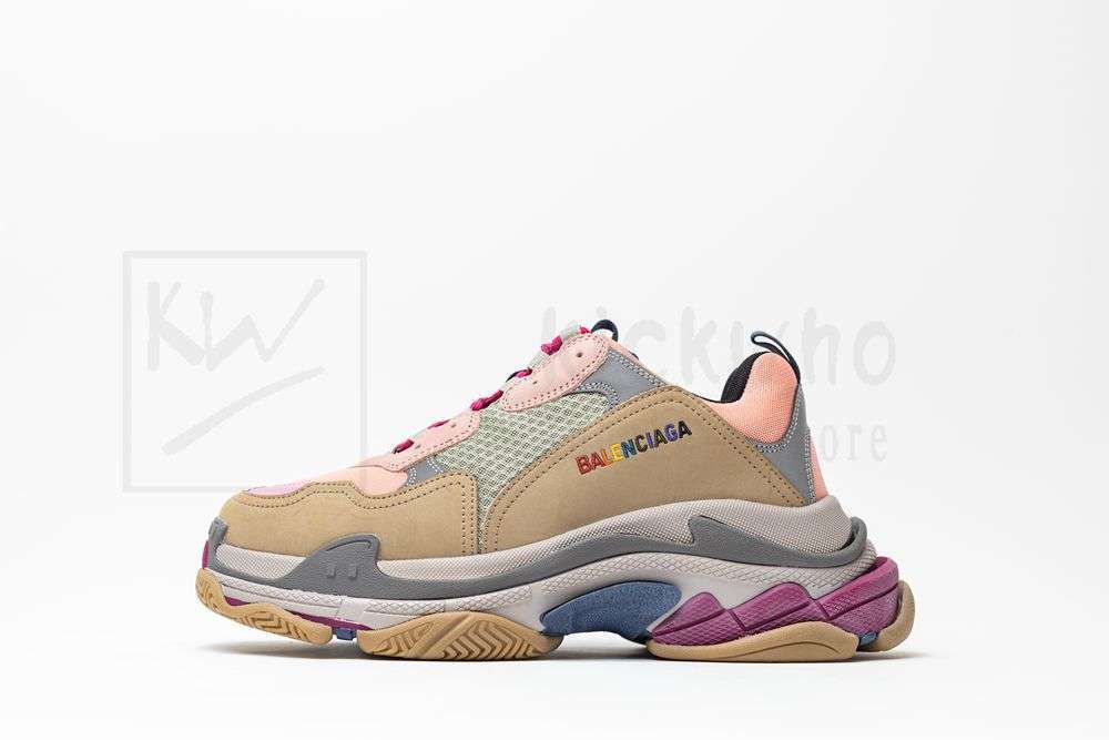 Kickwho Balenciaga Wmns Triple S 'Beige Pink Grey' - Image 2