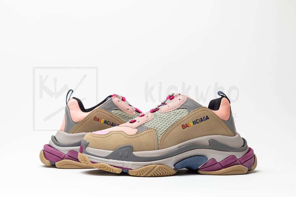 Kickwho Balenciaga Wmns Triple S 'Beige Pink Grey' - Image 6