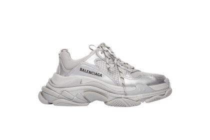 Kickwho Balenciaga Wmns Triple S Sneaker 'Silver'
