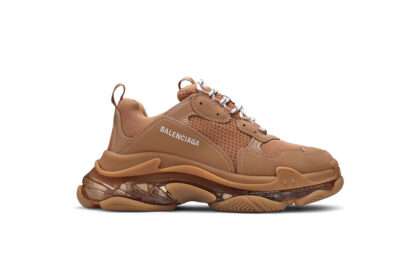 Kickwho Balenciaga Triple S Sneaker 'Clear Sole - Light Camel'