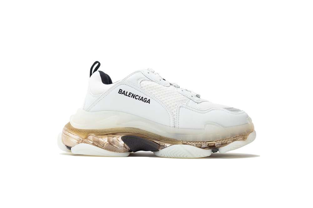 Kickwho Balenciaga Triple S Sneaker 'Clear Sole - White Grey'