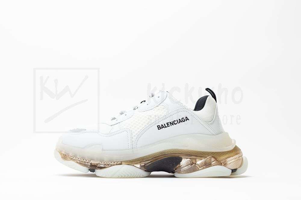 Kickwho Balenciaga Triple S Sneaker 'Clear Sole - White Grey' - Image 2