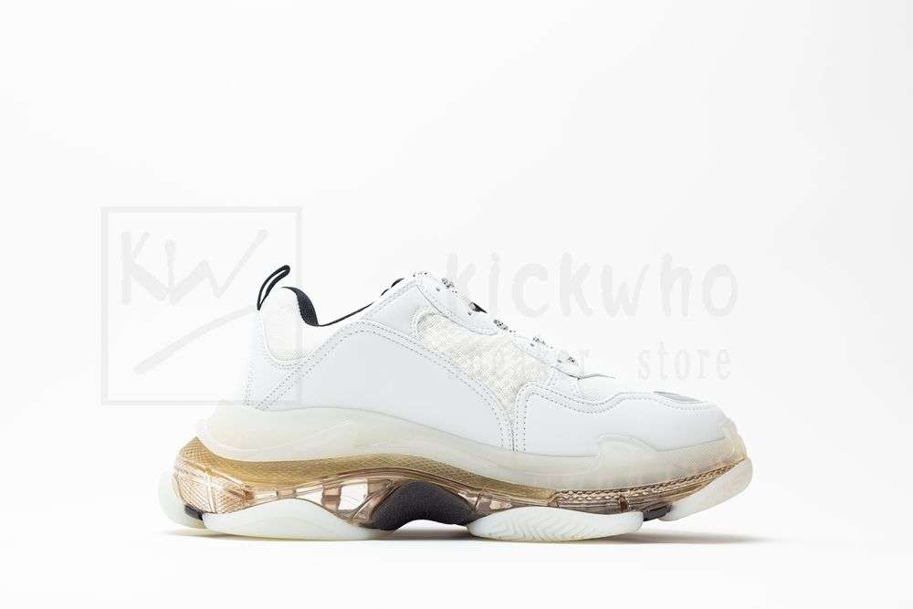 Kickwho Balenciaga Triple S Sneaker 'Clear Sole - White Grey' - Image 3