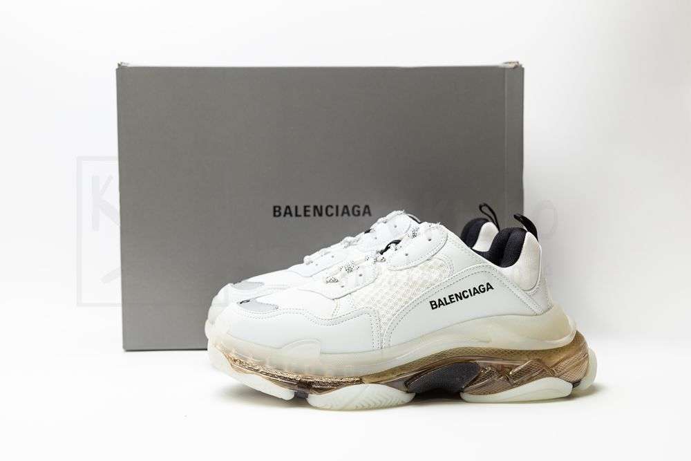 Kickwho Balenciaga Triple S Sneaker 'Clear Sole - White Grey' - Image 5