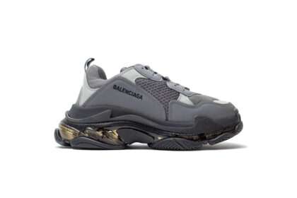 Kickwho Balenciaga Triple S Sneaker 'Clear Sole - Light grey Black'
