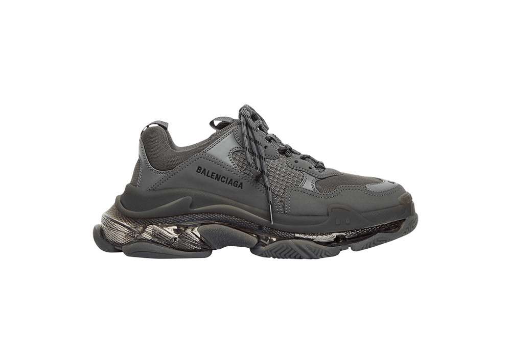Kickwho Balenciaga Triple S Sneaker 'Clear Sole - Dark Grey'
