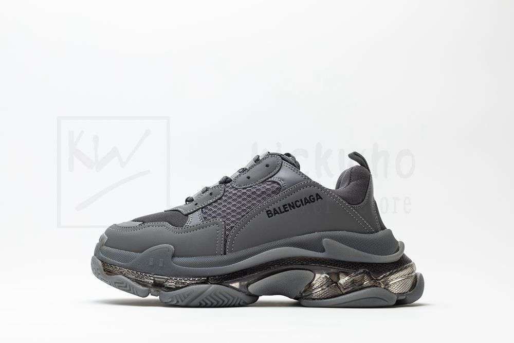 Kickwho Balenciaga Triple S Sneaker 'Clear Sole - Dark Grey' - Image 2