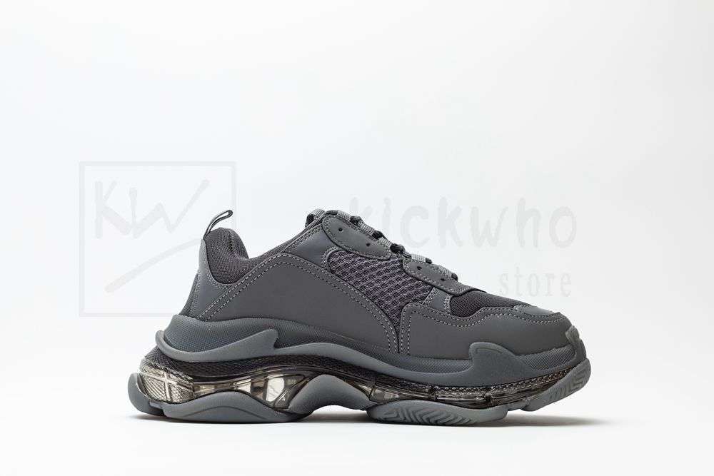 Kickwho Balenciaga Triple S Sneaker 'Clear Sole - Dark Grey' - Image 3