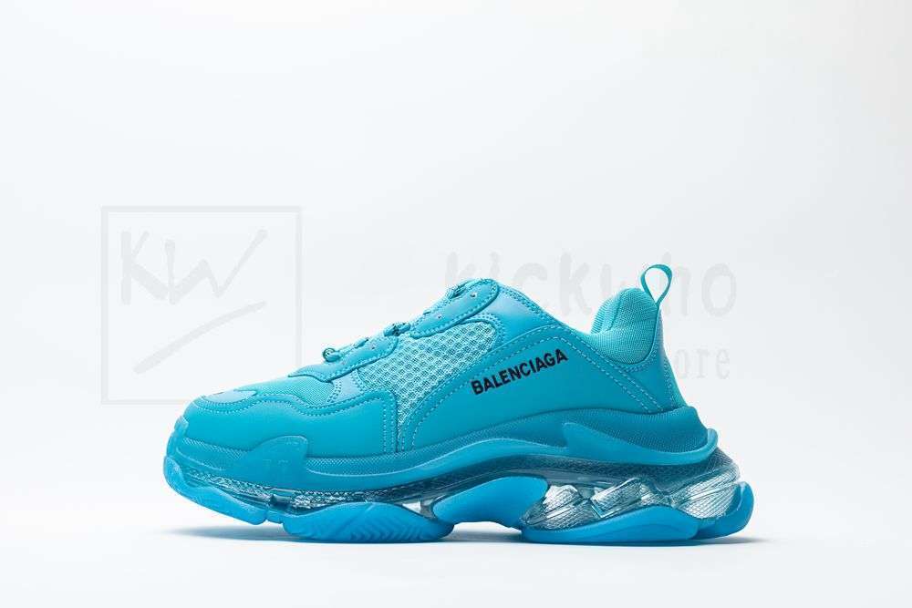 Kickwho Balenciaga Wmns Triple S Sneaker 'Clear Sole - Turquoise' - Image 2