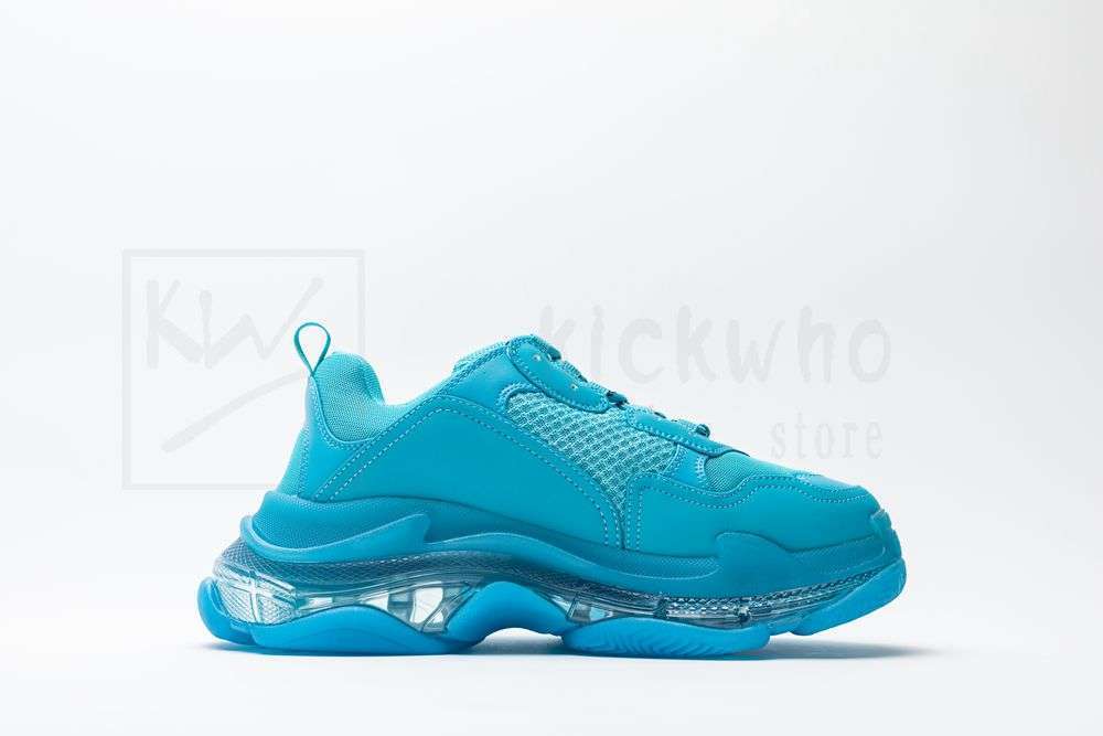 Kickwho Balenciaga Wmns Triple S Sneaker 'Clear Sole - Turquoise' - Image 3