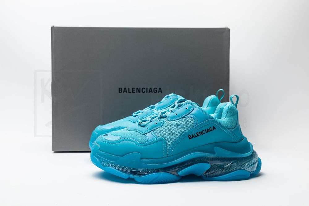 Kickwho Balenciaga Wmns Triple S Sneaker 'Clear Sole - Turquoise' - Image 5