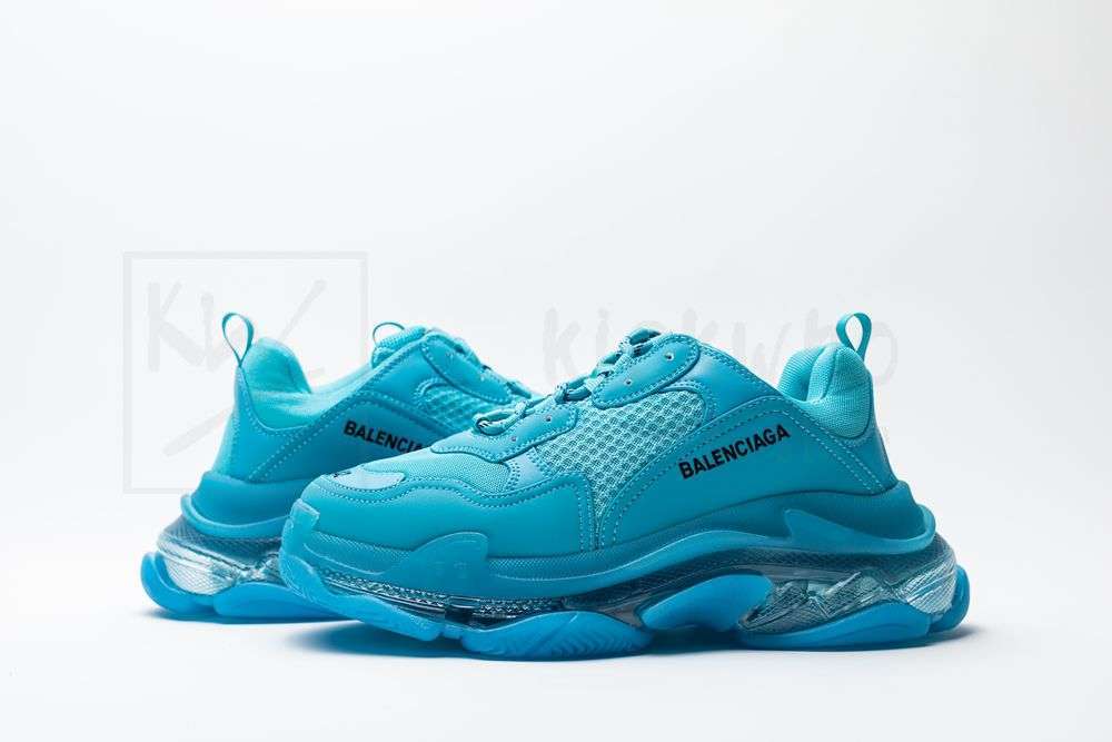 Kickwho Balenciaga Wmns Triple S Sneaker 'Clear Sole - Turquoise' - Image 6