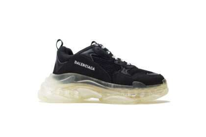 Kickwho Balenciaga Wmns Triple S Sneaker 'Clear Sole - Black Transparent'