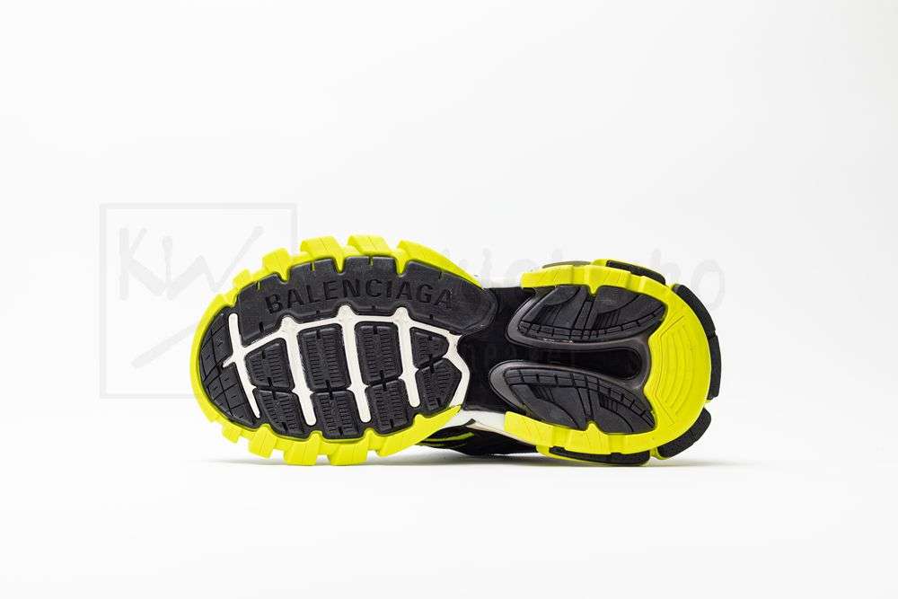Kickwho Balenciaga Track.2 Trainer 'Black Yellow Green' - Image 4