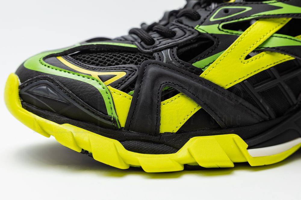 Kickwho Balenciaga Track.2 Trainer 'Black Yellow Green' - Image 8