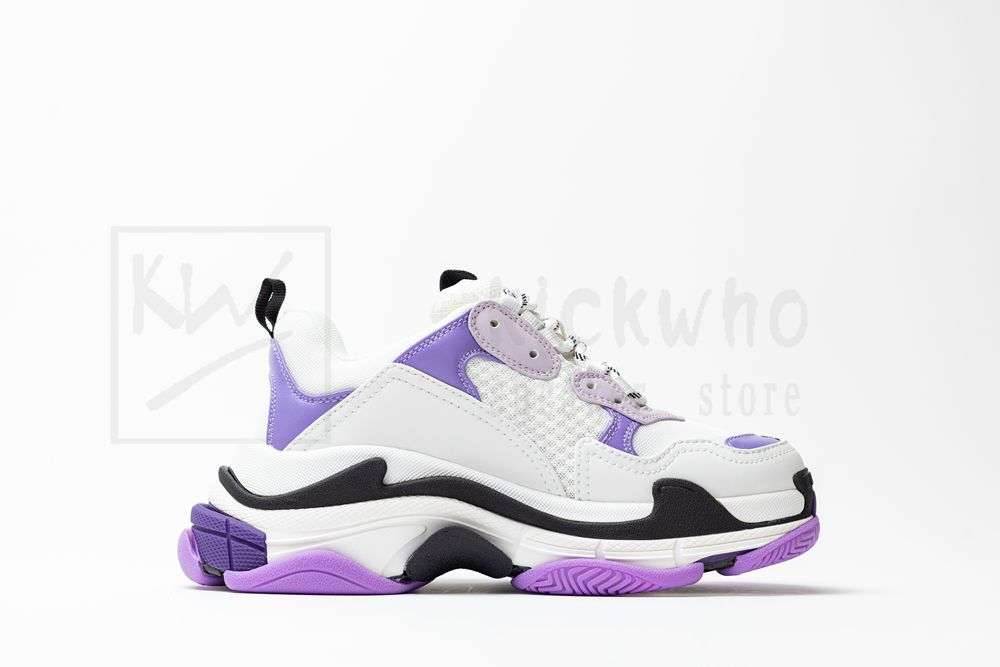 Kickwho Balenciaga Wmns Triple S Sneaker 'White Lilac' - Image 3