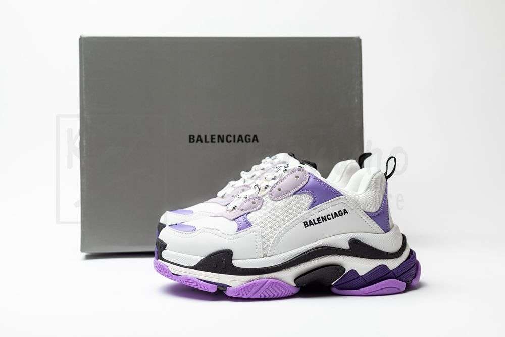 Kickwho Balenciaga Wmns Triple S Sneaker 'White Lilac' - Image 5