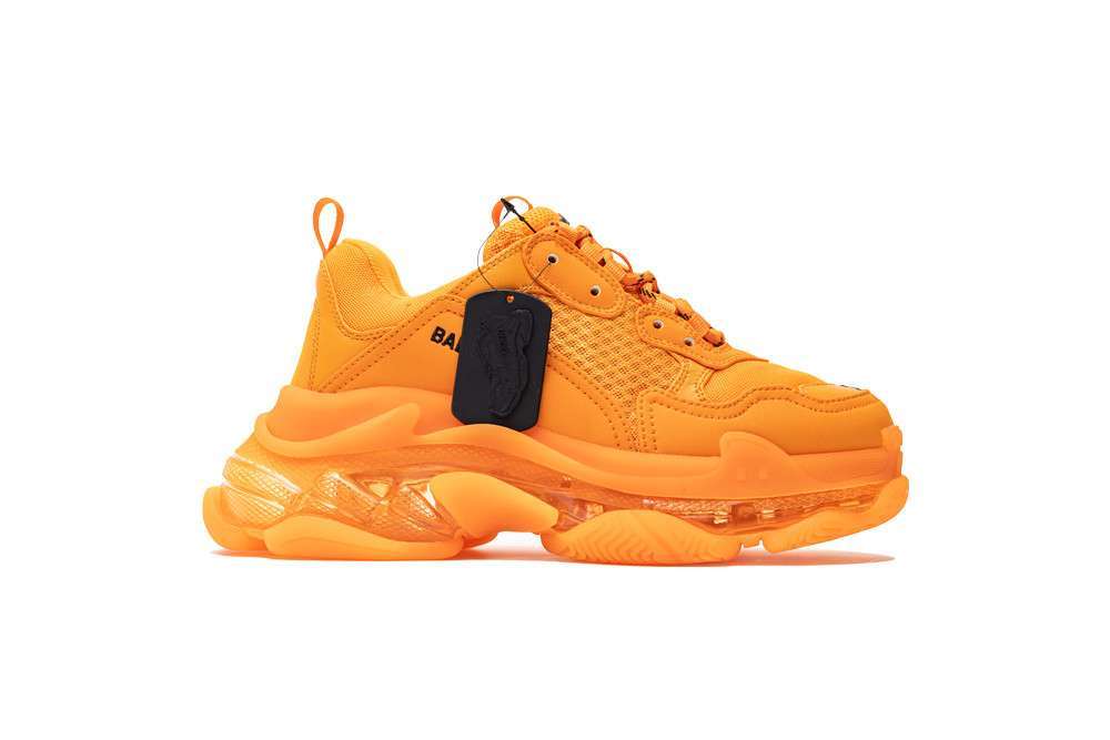 Kickwho Balenciaga Triple S Sneaker 'Clear Sole - Orange'