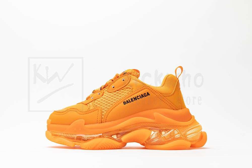 Kickwho Balenciaga Triple S Sneaker 'Clear Sole - Orange' - Image 2