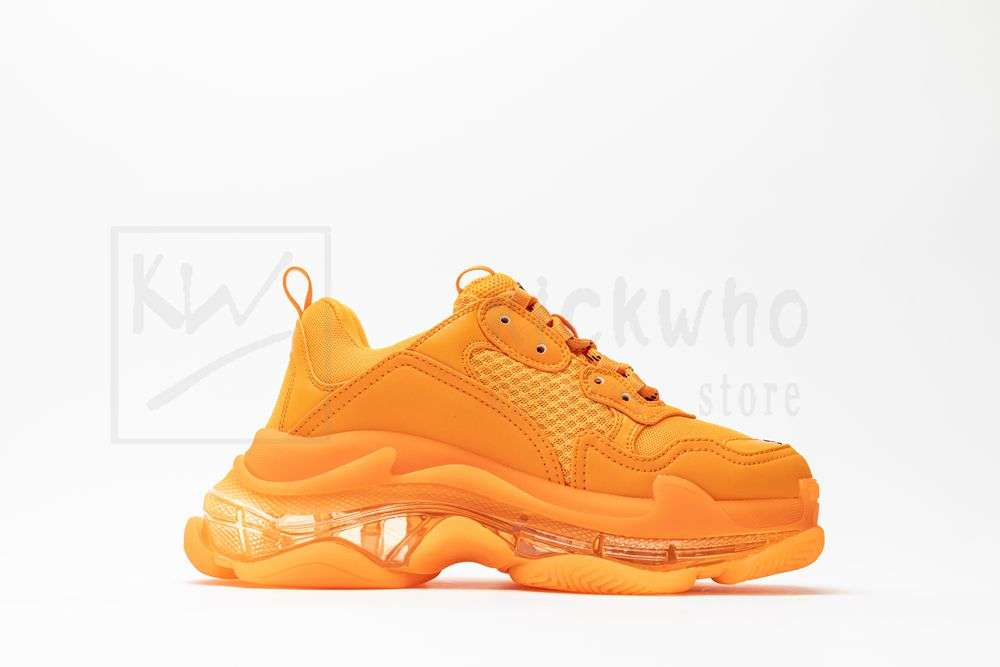 Kickwho Balenciaga Triple S Sneaker 'Clear Sole - Orange' - Image 3