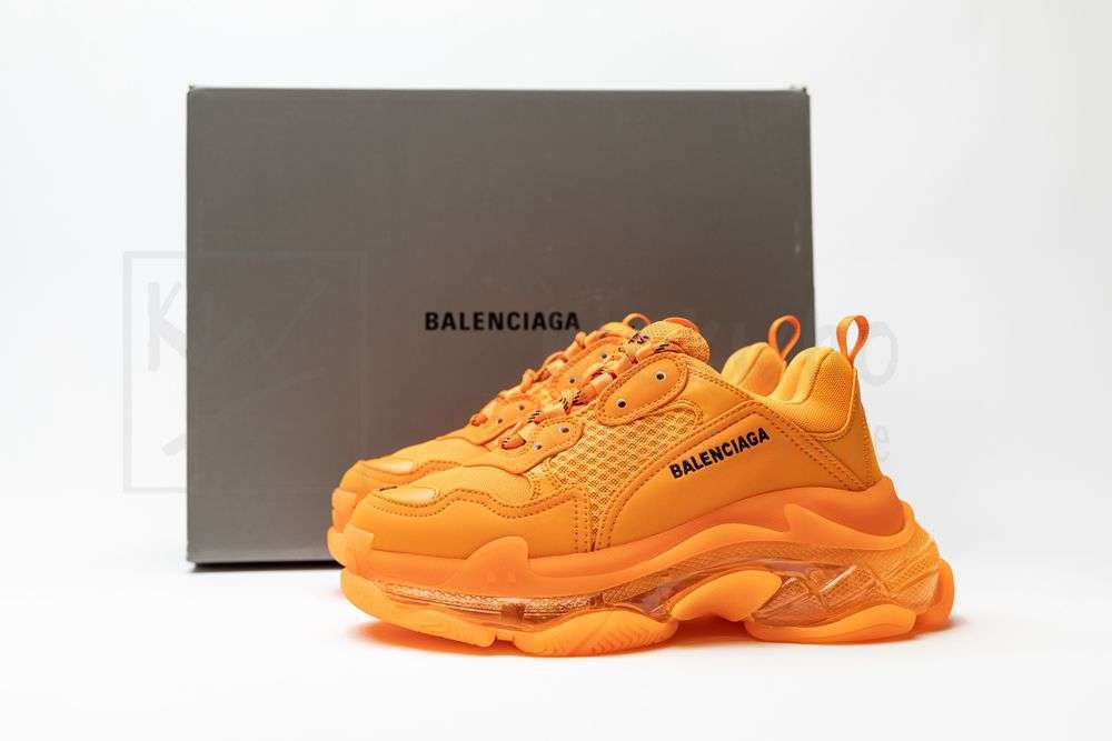 Kickwho Balenciaga Triple S Sneaker 'Clear Sole - Orange' - Image 5