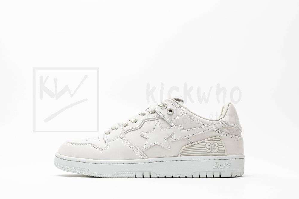 Kickwho Bapesta 'Triple White' - Image 2