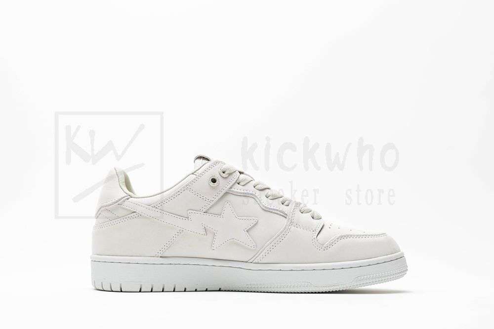 Kickwho Bapesta 'Triple White' - Image 3