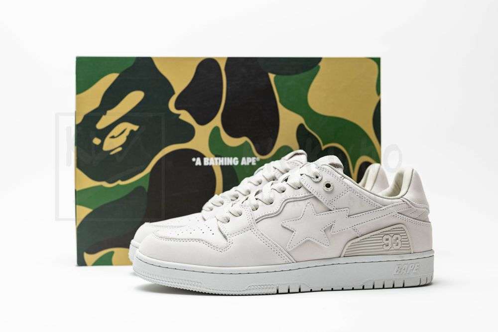 Kickwho Bapesta 'Triple White' - Image 5