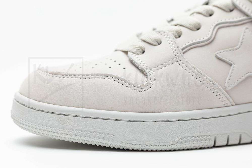 Kickwho Bapesta 'Triple White' - Image 8