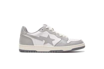 Kickwho A Bathing Ape Court StaLight Grey Cream