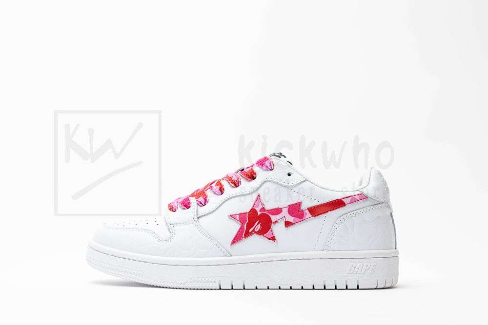 Kickwho Bapesta Low 'ABC Camo - Pink' - Image 2