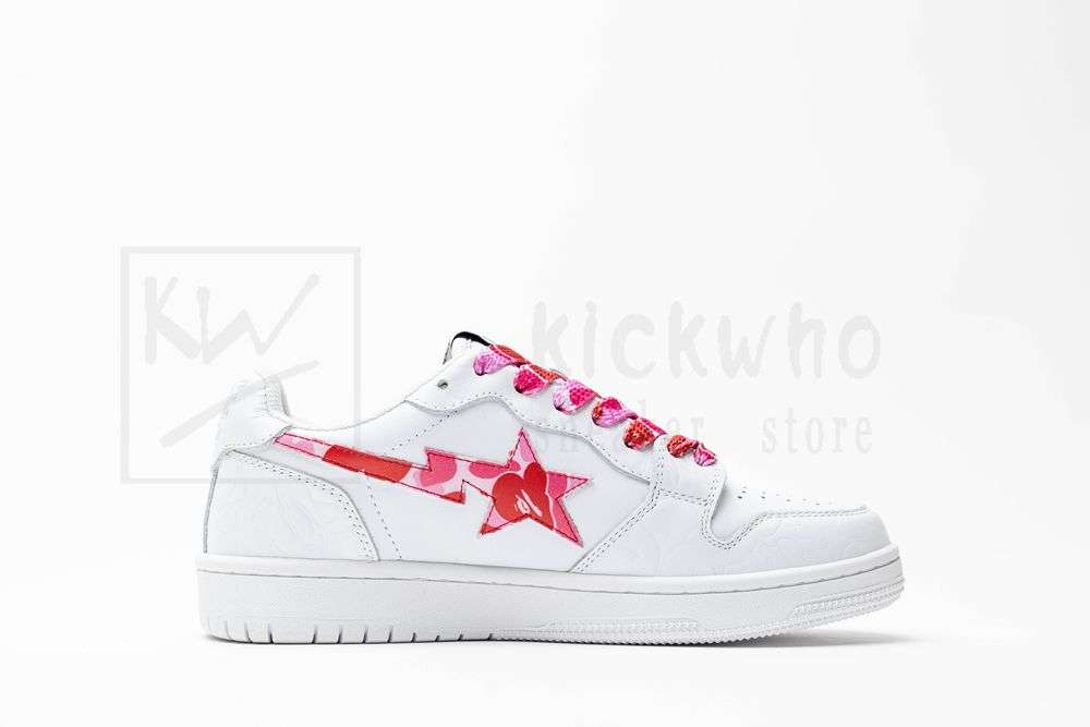 Kickwho Bapesta Low 'ABC Camo - Pink' - Image 3