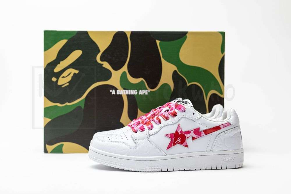 Kickwho Bapesta Low 'ABC Camo - Pink' - Image 5