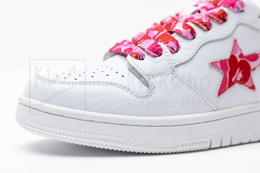 Kickwho Bapesta Low 'ABC Camo - Pink' - Image 8