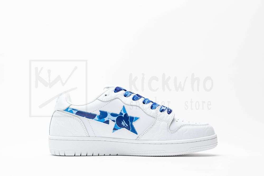 Kickwho Bapesta Low 'ABC Camo - Blue' - Image 3