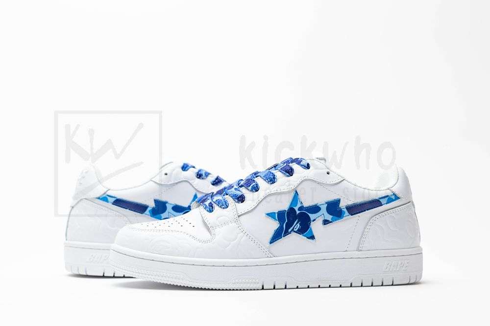 Kickwho Bapesta Low 'ABC Camo - Blue' - Image 6