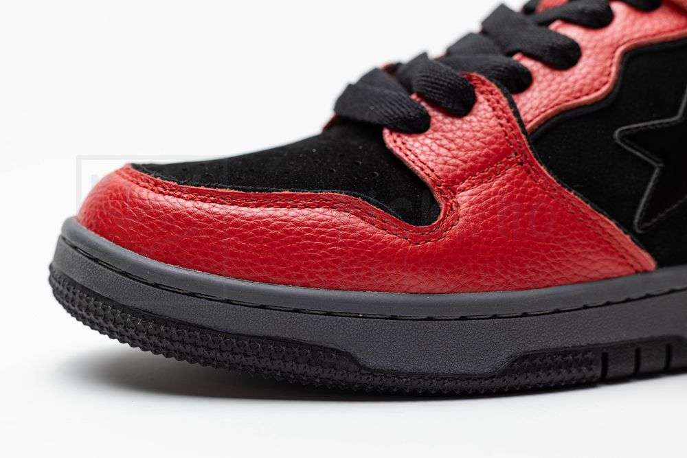 Kickwho A Bathing Ape Bape SK8 Sta Red Black - Image 8