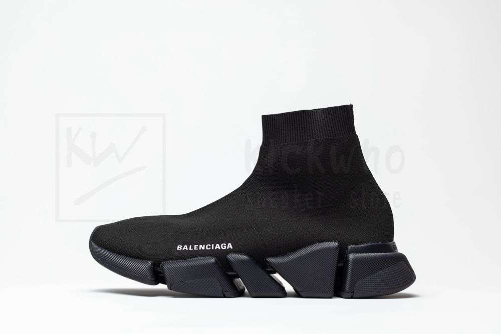 Kickwho Balenciaga Wmns Speed 2.0 Sneaker 'Black' - Image 2