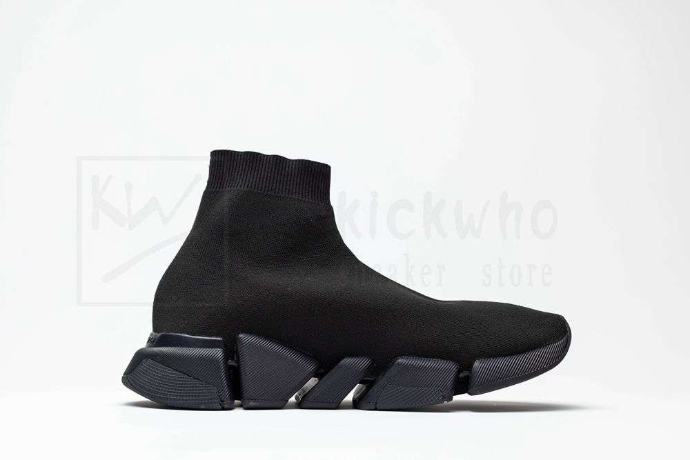 Kickwho Balenciaga Wmns Speed 2.0 Sneaker 'Black' - Image 3