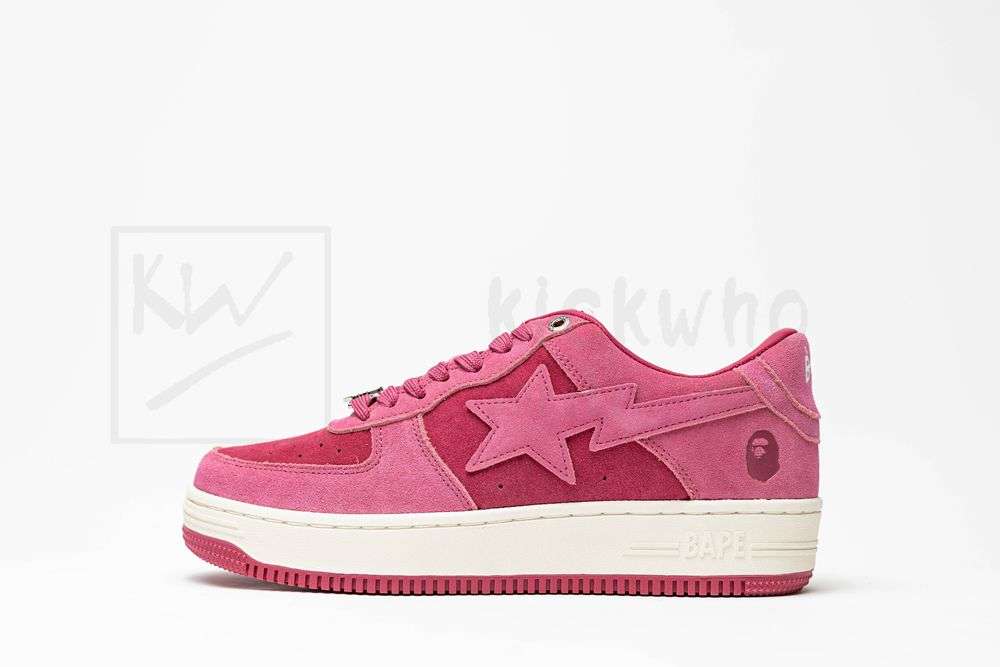 Kickwho Bapesta Low M1 'Pink' - Image 2