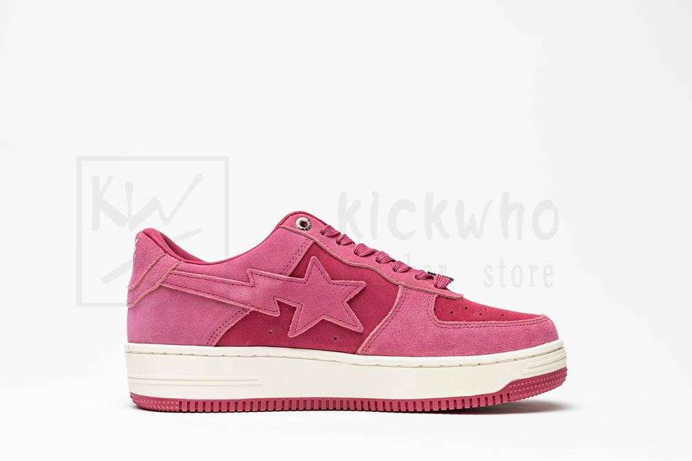 Kickwho Bapesta Low M1 'Pink' - Image 3