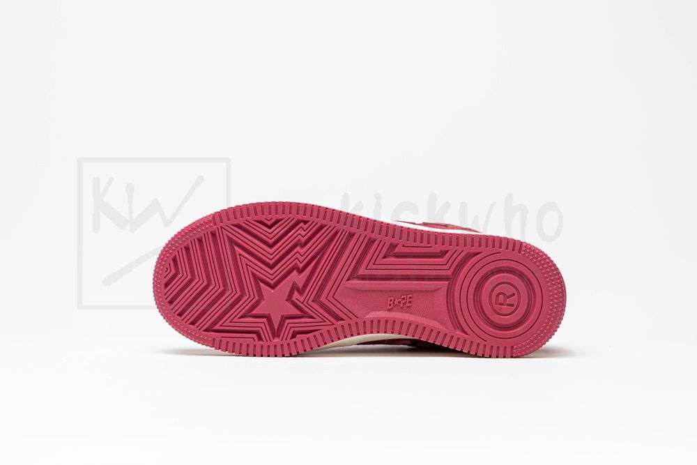 Kickwho Bapesta Low M1 'Pink' - Image 4