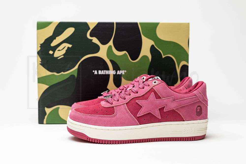 Kickwho Bapesta Low M1 'Pink' - Image 5