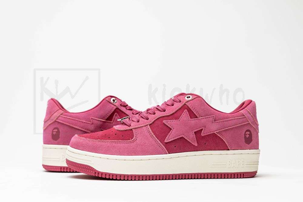 Kickwho Bapesta Low M1 'Pink' - Image 6