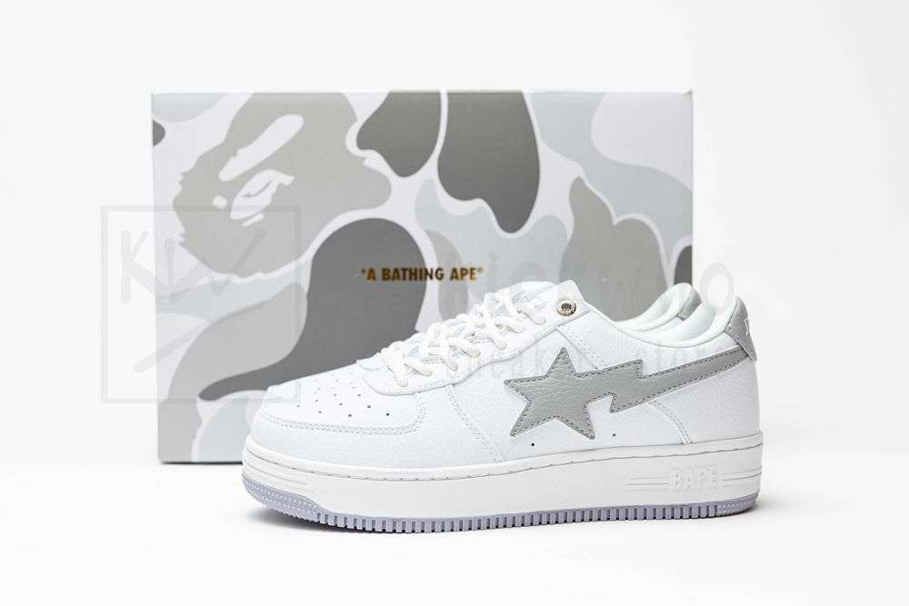 Kickwho JJJJound x Bapesta 'White' - Image 5