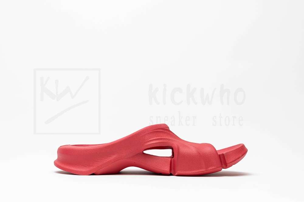 Kickwho Balenciaga Pool Slides Sandal Red - Image 3
