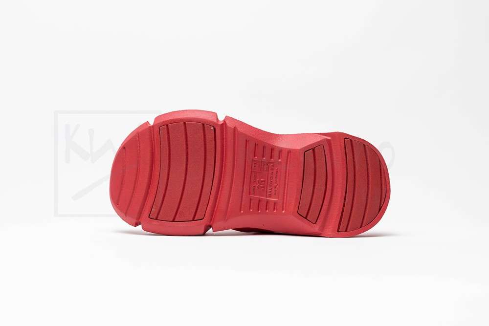 Kickwho Balenciaga Pool Slides Sandal Red - Image 4