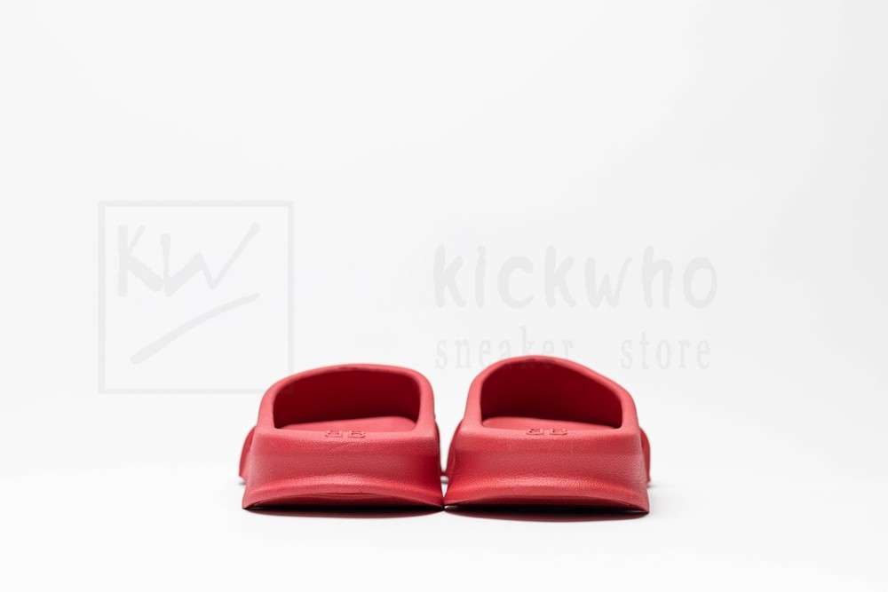 Kickwho Balenciaga Pool Slides Sandal Red - Image 7
