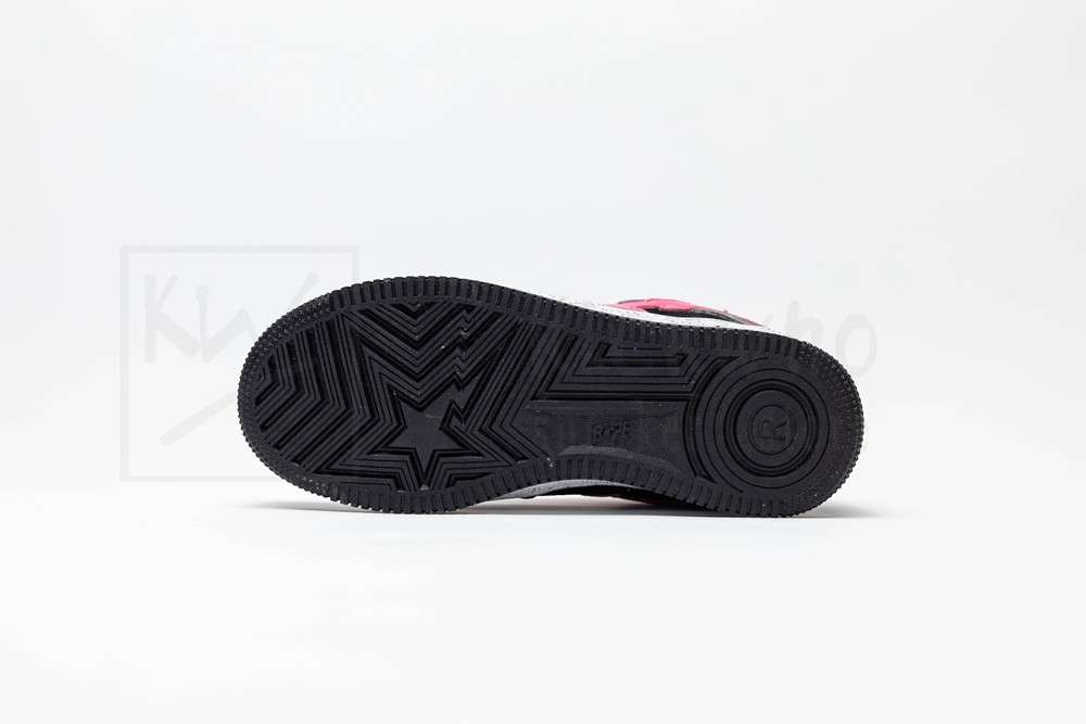 Kickwho Bapesta 93 High 'Oliver Brown Red' - Image 4